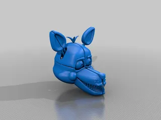 STL file Foxy Mask (FNAF / Five Nights At Freddy's) 🎃・3D printer