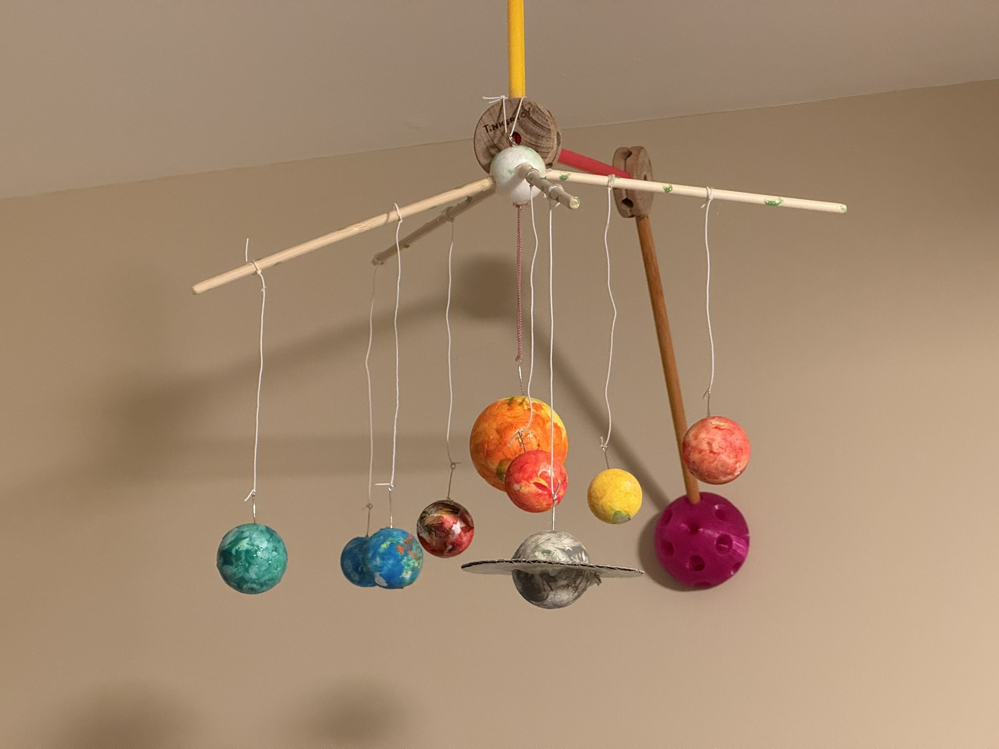 Wall-mount Tinkertoy Sphere (Montessori-style)