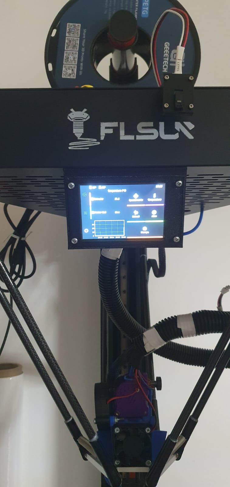 Flsun SR (Super Racer) 3.5 inch screen mount (BTT TFT35 SPI v2.1)