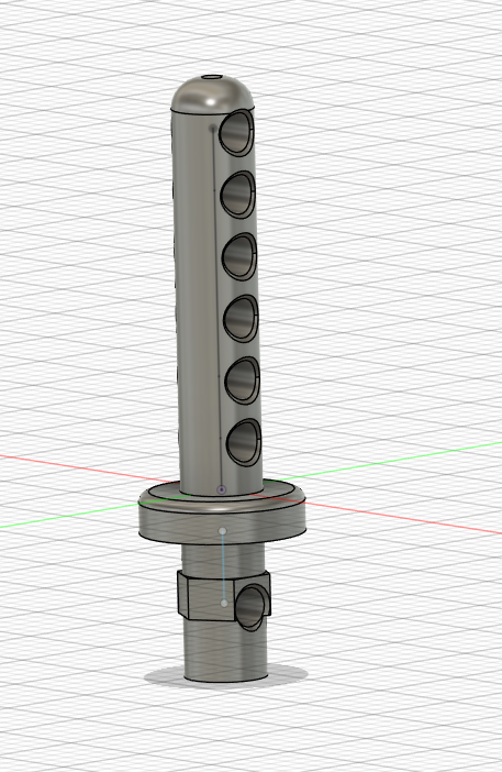 Karosseriehalterung hinten Tamiya F103 / Rear body mount Tamiya F103