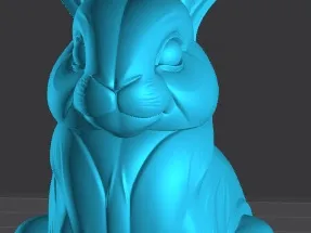 Conejo de pascua para colocar en palillo de dientes