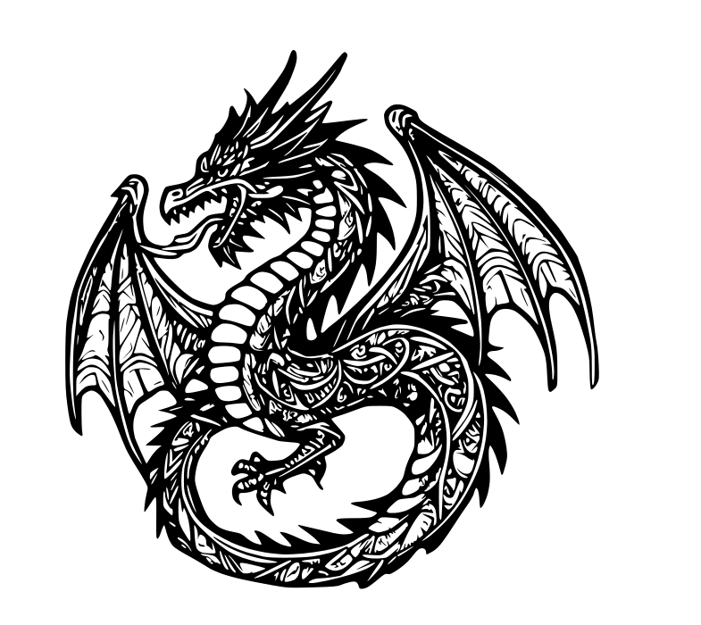Miniatura 8 do modelo 3D Dragon clock faces (clock dials)