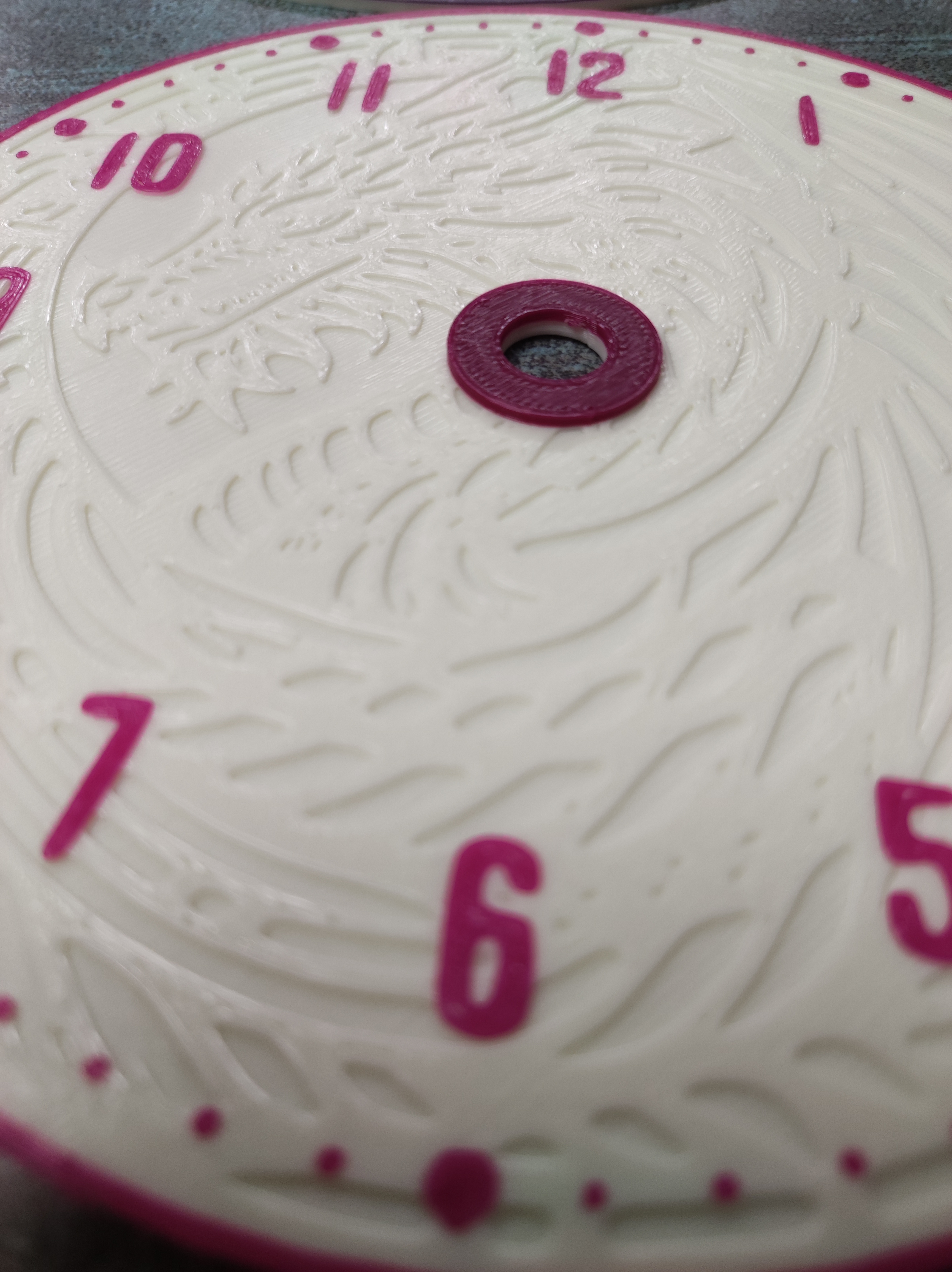 Miniatura 24 do modelo 3D Dragon clock faces (clock dials)