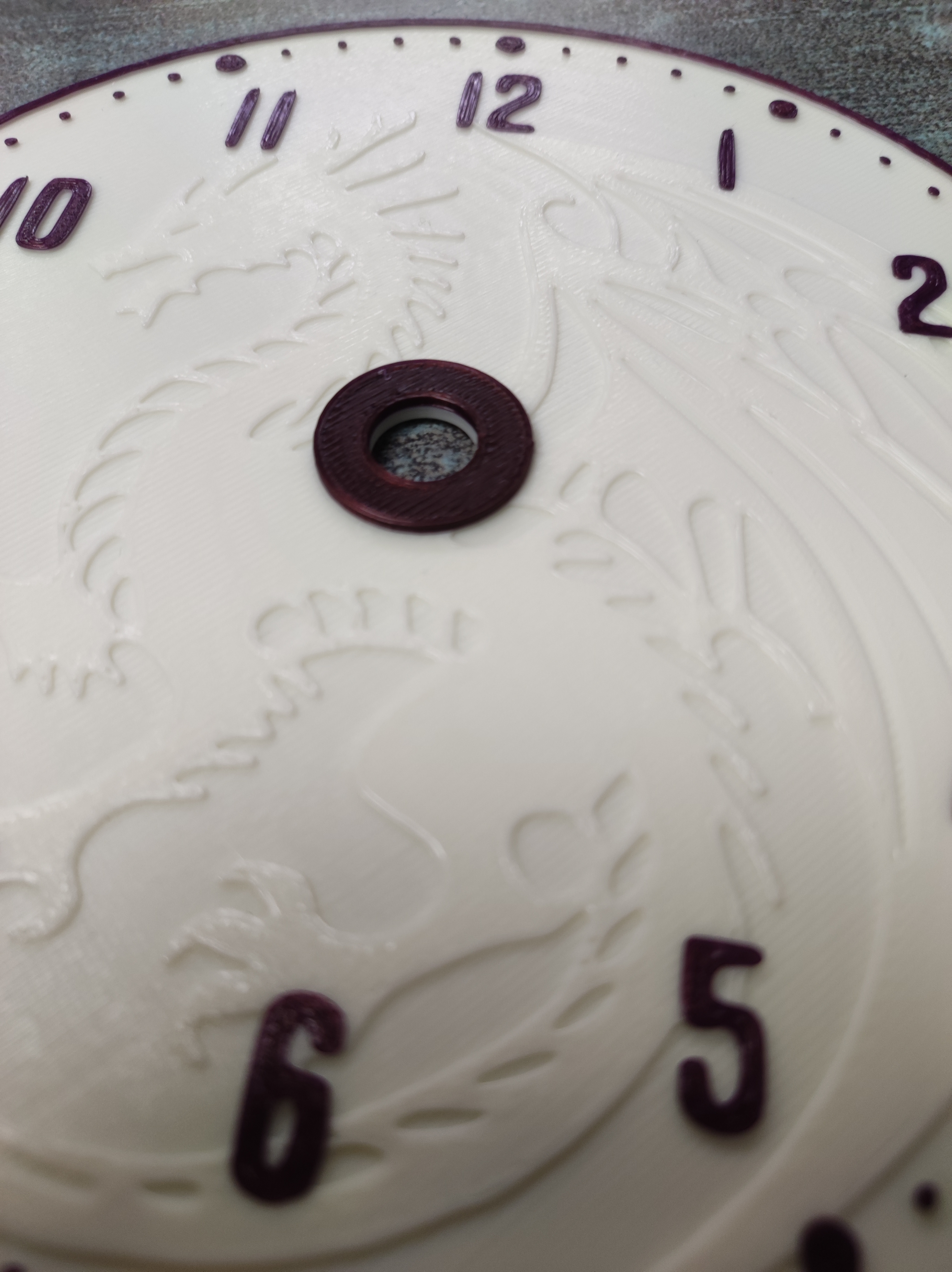 Miniatura 19 do modelo 3D Dragon clock faces (clock dials)