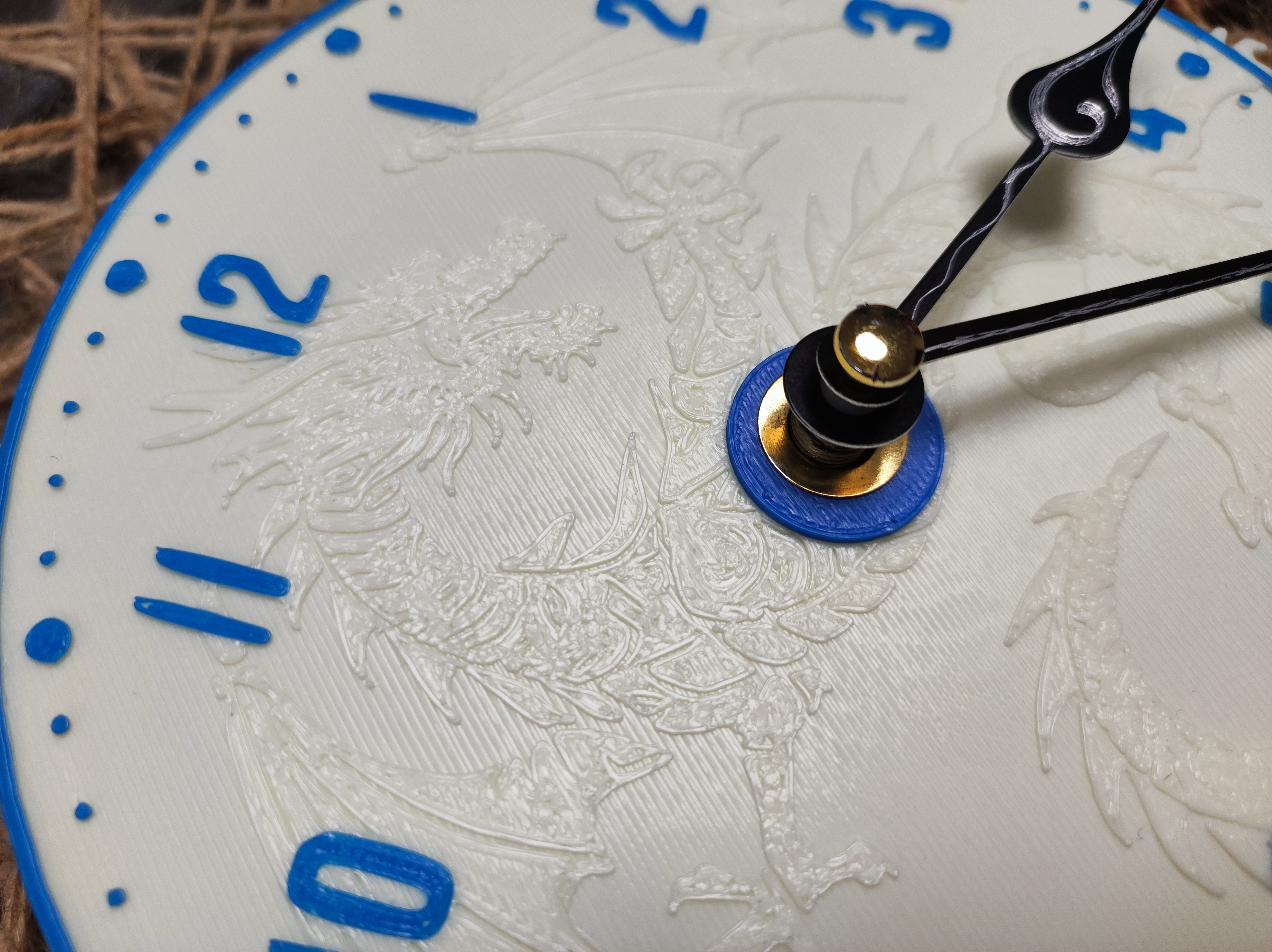 Miniatura 31 do modelo 3D Dragon clock faces (clock dials)