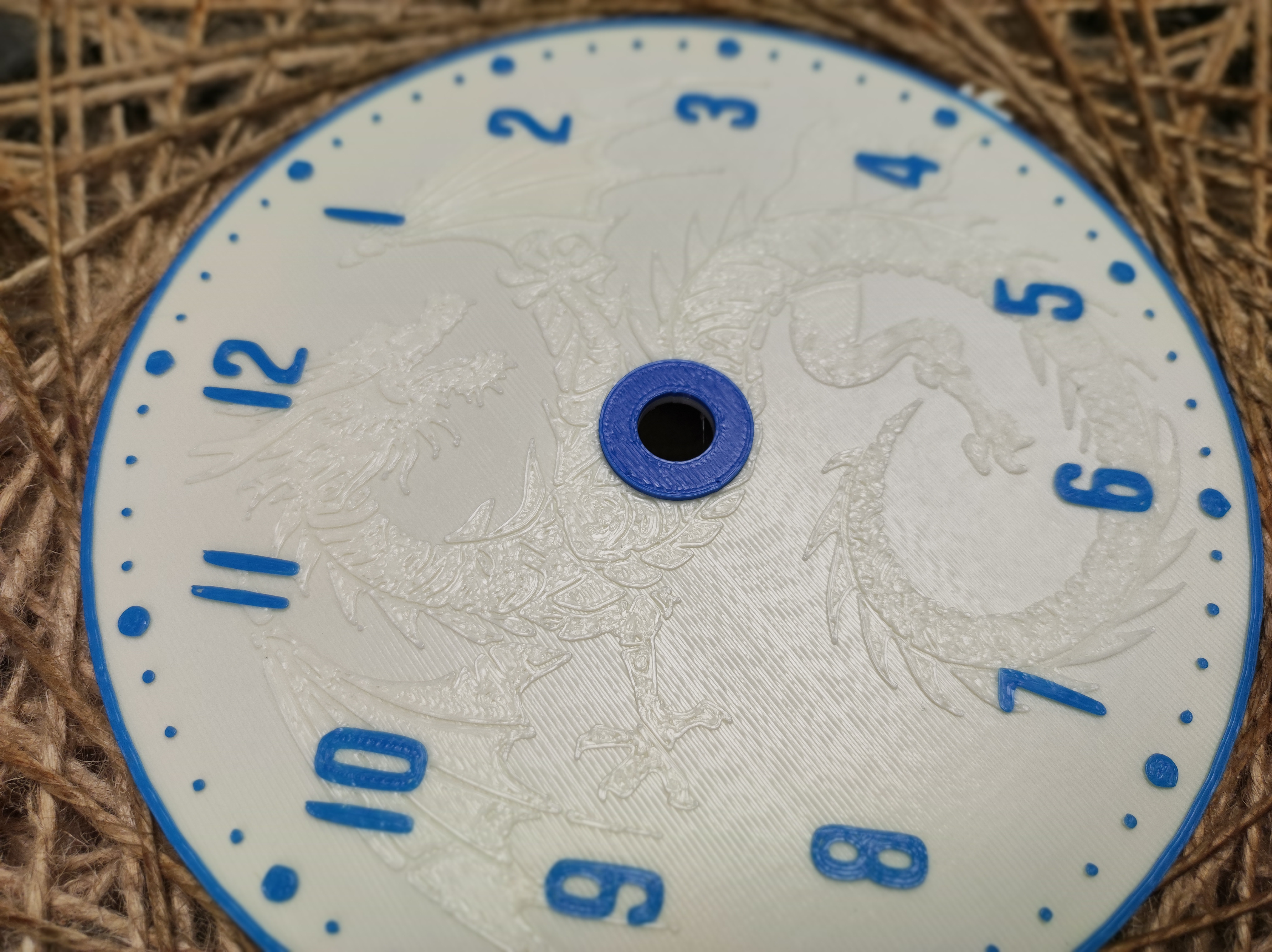 Miniatura 27 do modelo 3D Dragon clock faces (clock dials)