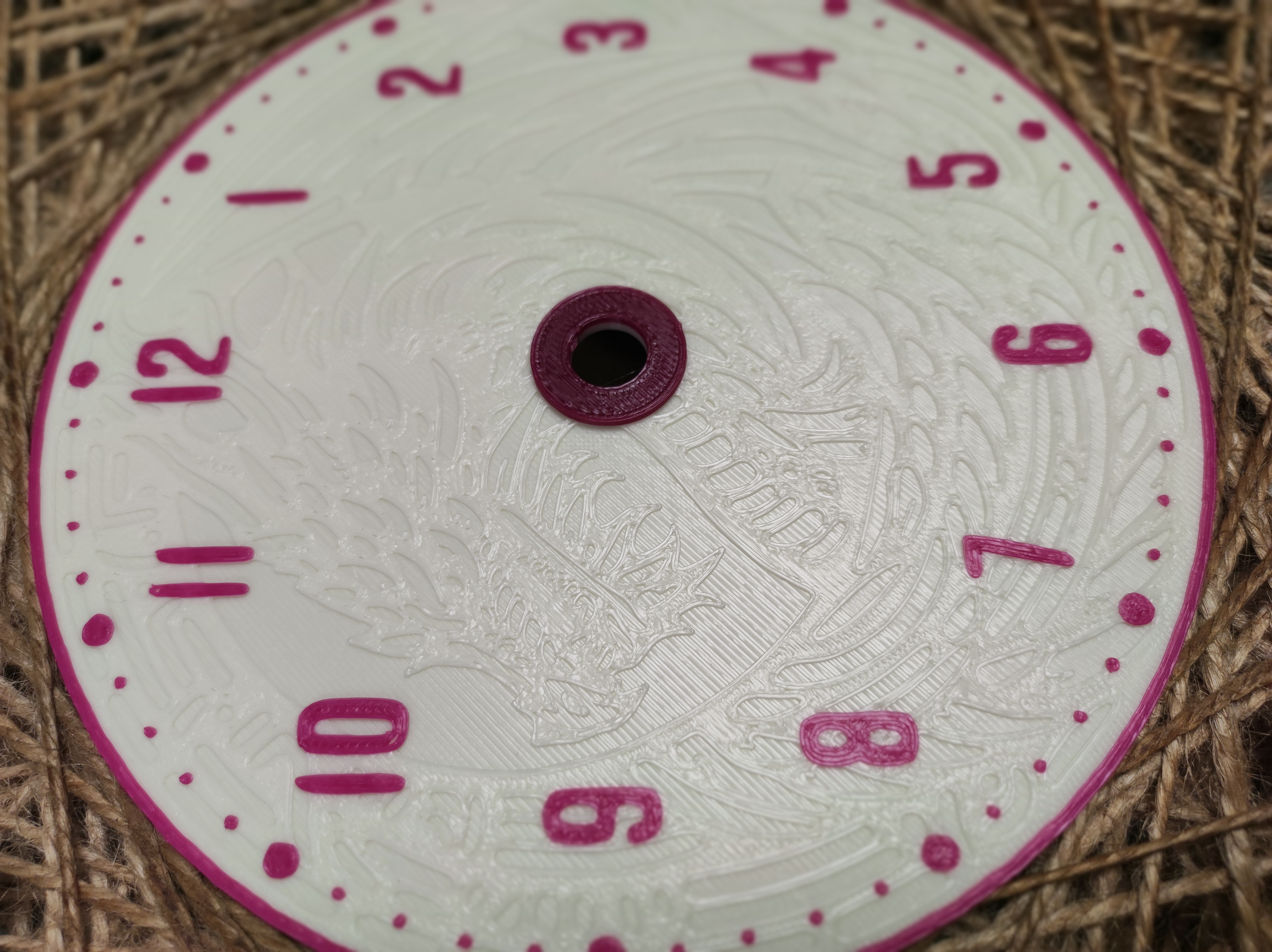 Miniatura 30 do modelo 3D Dragon clock faces (clock dials)