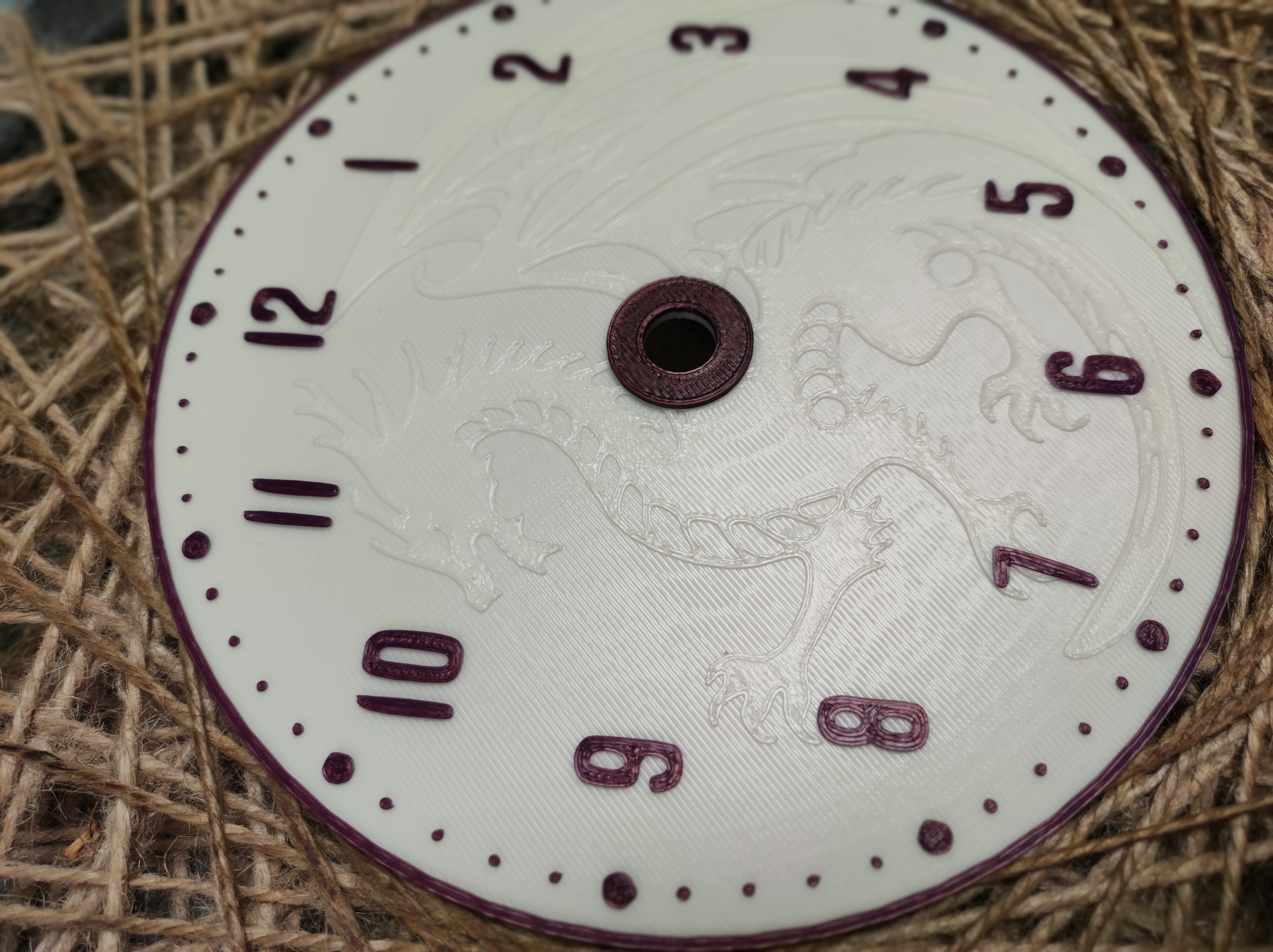 Miniatura 26 do modelo 3D Dragon clock faces (clock dials)