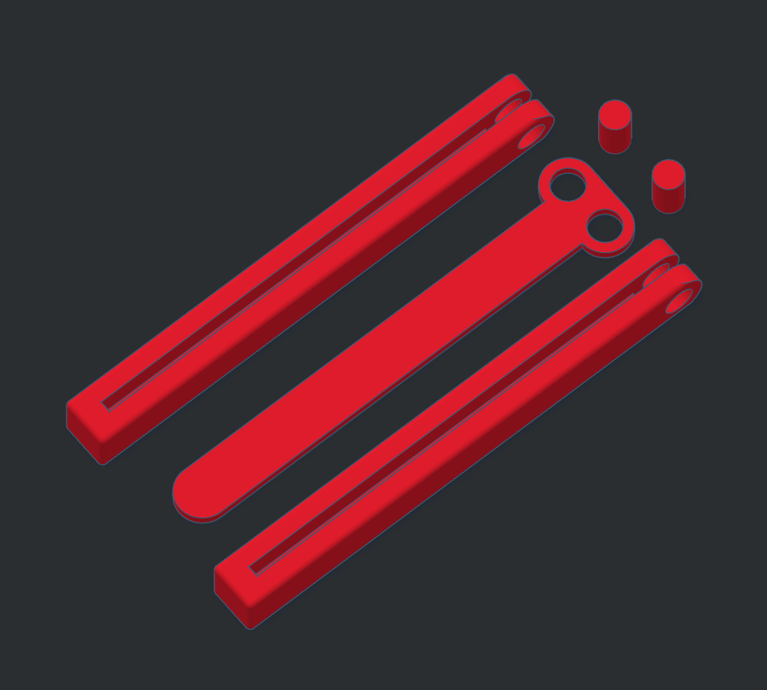 Simple butterfly knife