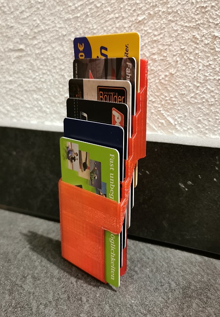Wandhalterung Karten