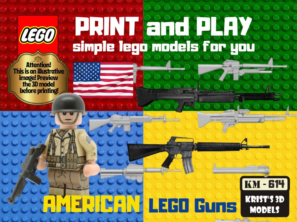 LEGO American Guns