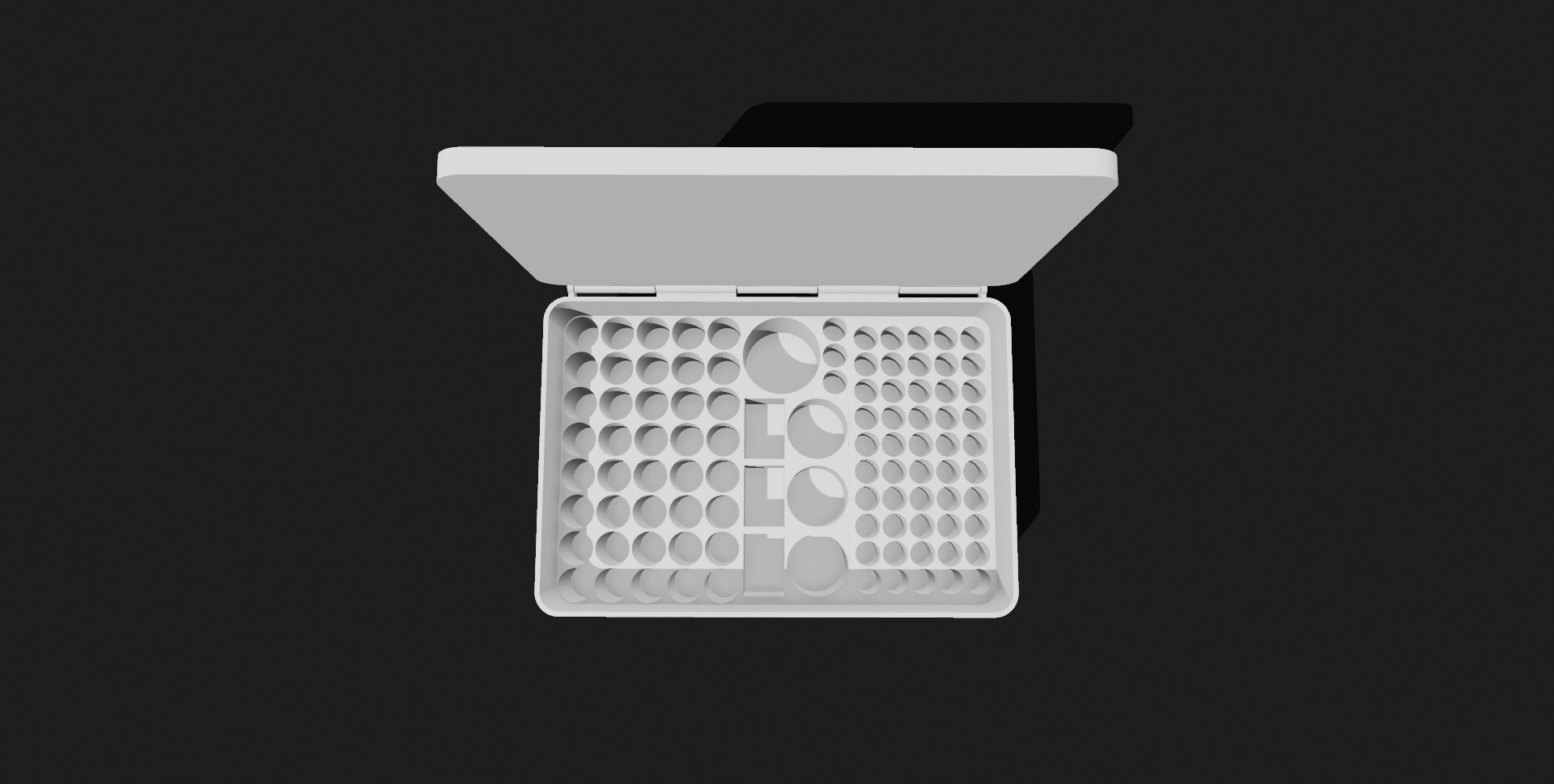 PIP print in place battery organiser
