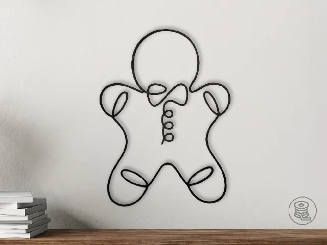Christmas Gingerbread Wall Art