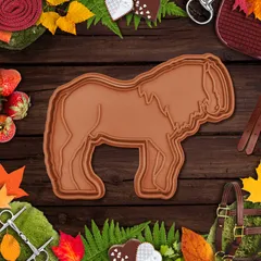 Horse Agar cookie cutter / stamp