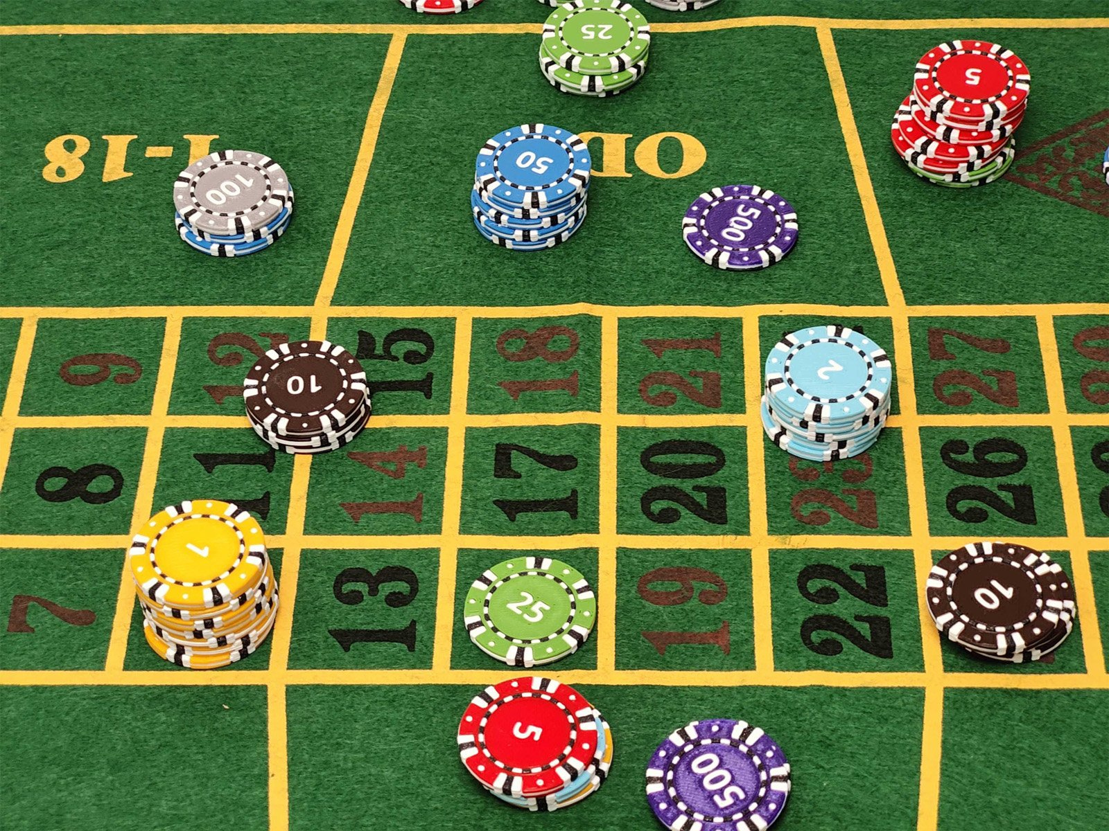 Roulette & Poker Chips