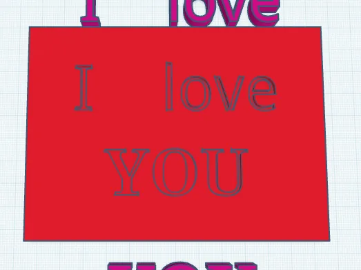 i love you - writing