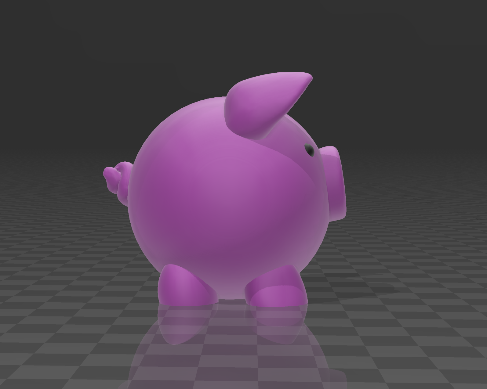 Miniatura 4 do modelo 3D Cute Pig