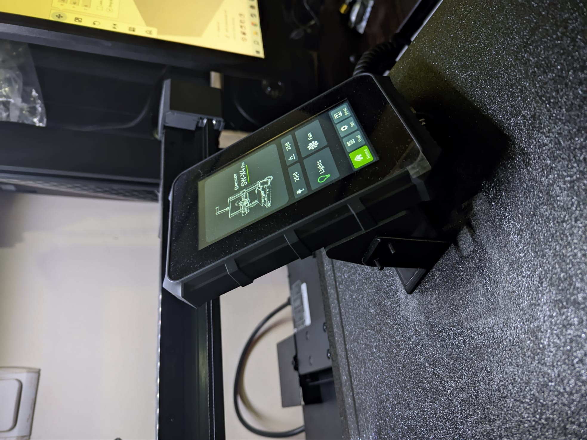 Artillery sidewinder x4 pro screen holder(with fusion360 file) — thumbnail 3