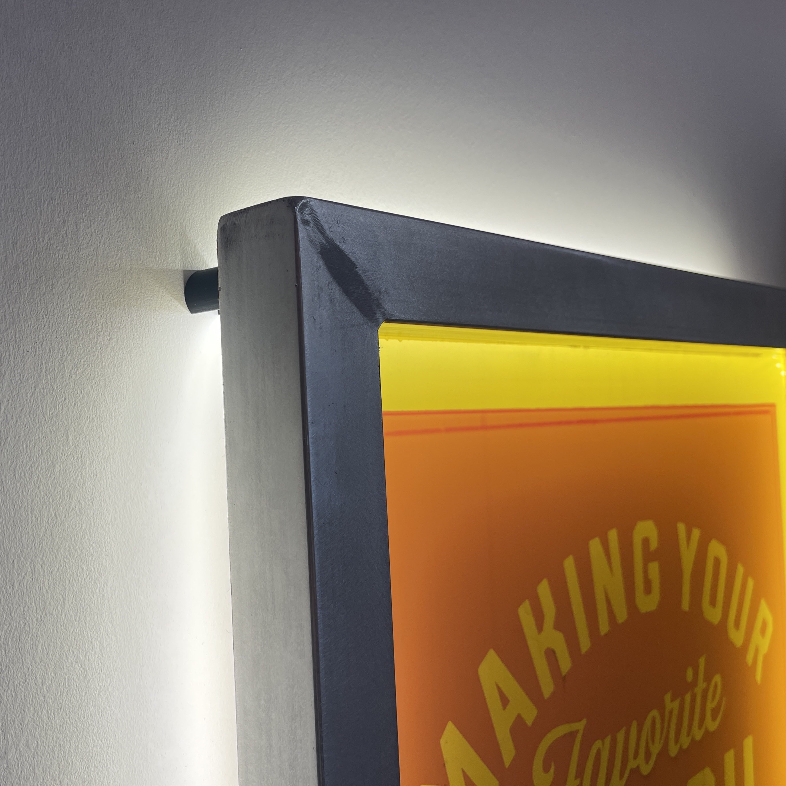 Miniatura 5 do modelo 3D Screen printing frame wall standoff
