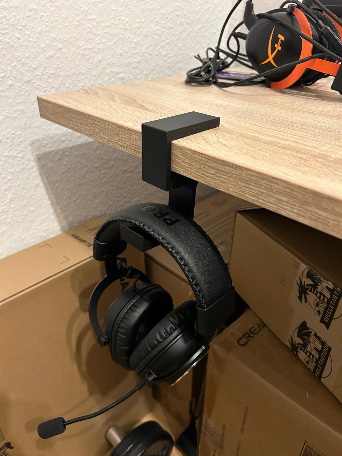 Headphone Holder fpr Table 25mm thickness