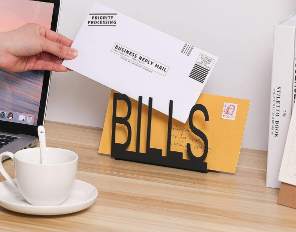 Home Office Bills Mail Envelope Desktop Organizer