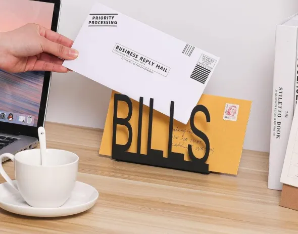 Home Office Bills Mail Envelope Desktop Organizer by Brave 3D ...