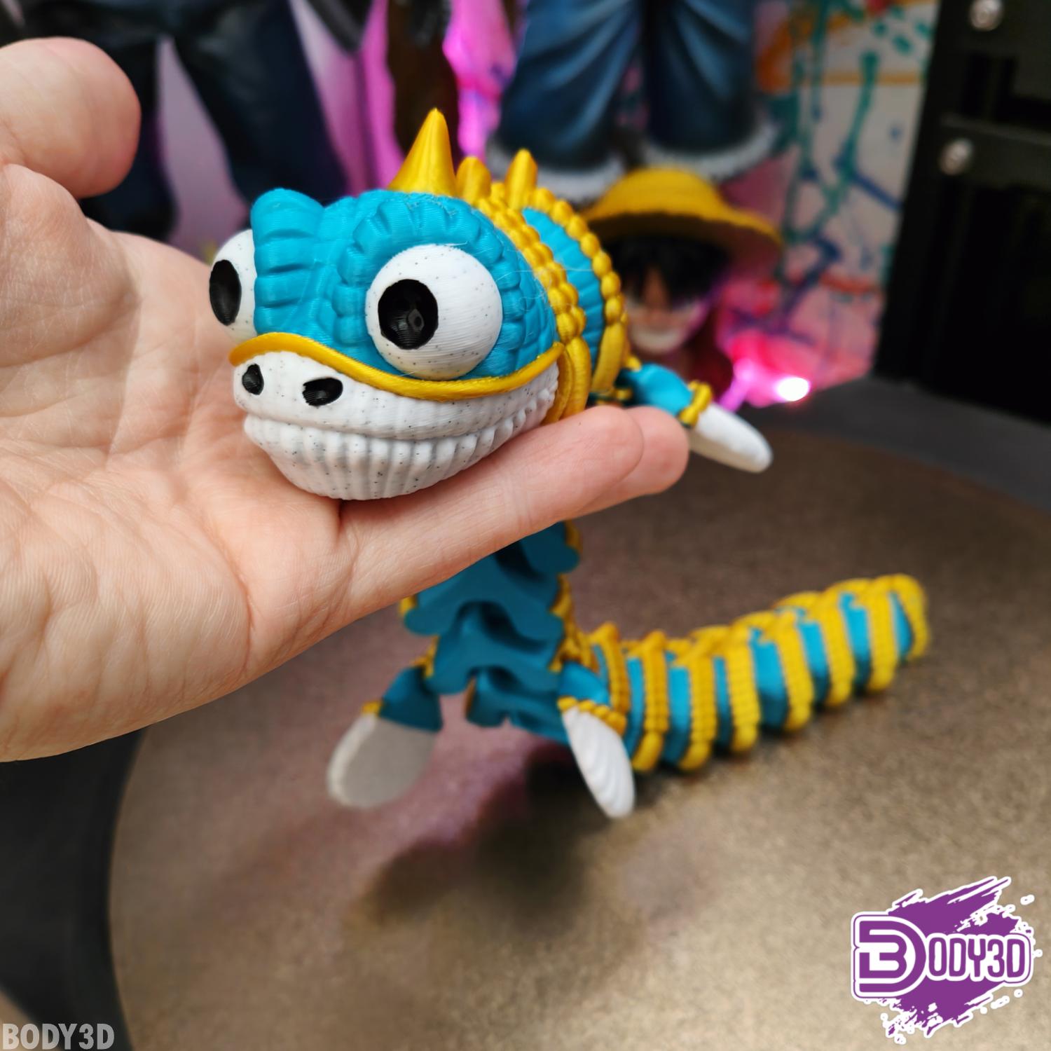 Articulated Cute Eel by BODY3D | Printables Store