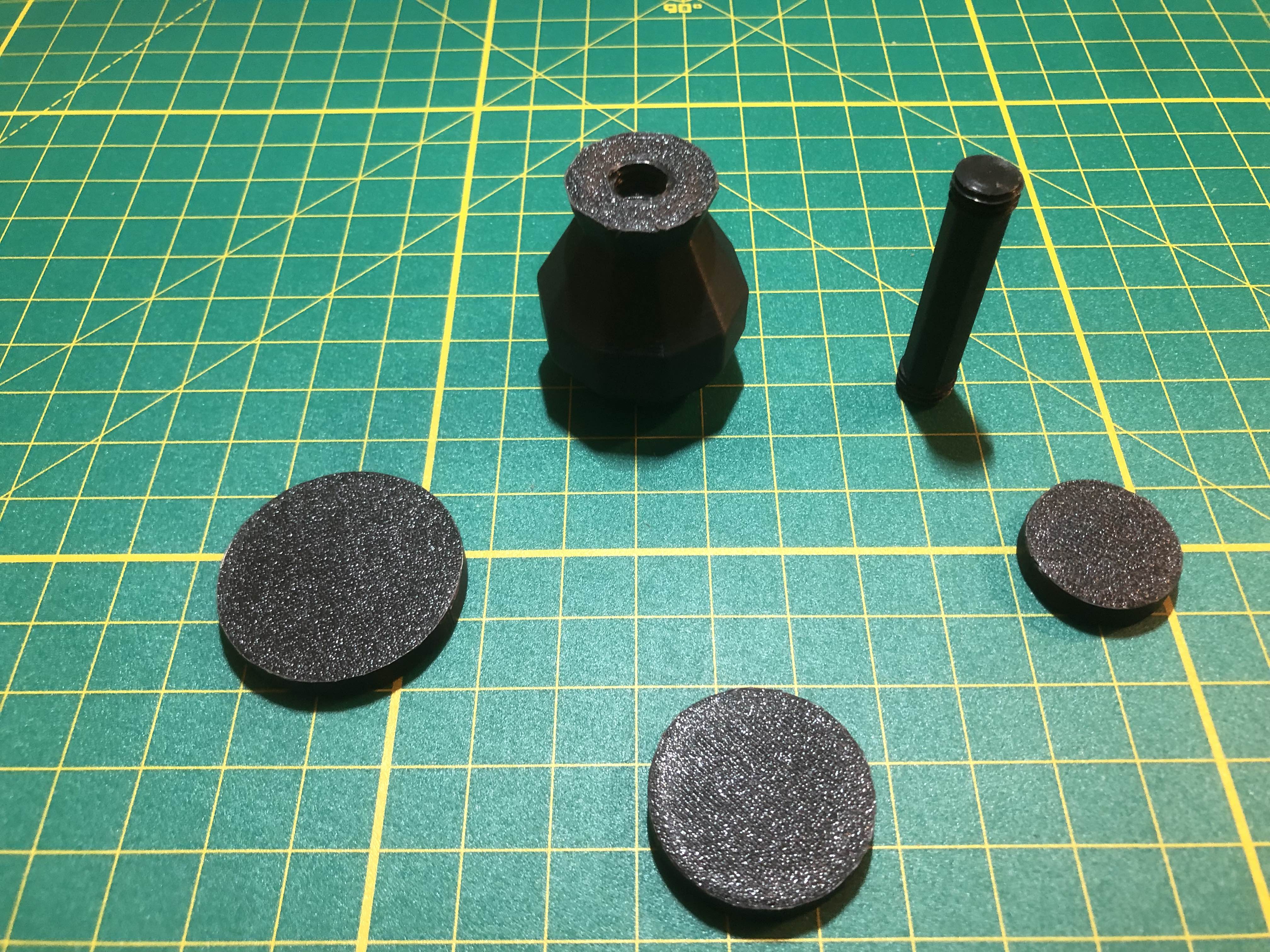 Long Screw with hex version and Half screws 3D model thumbnail