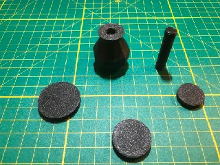 Long Screw with hex version and Half screws