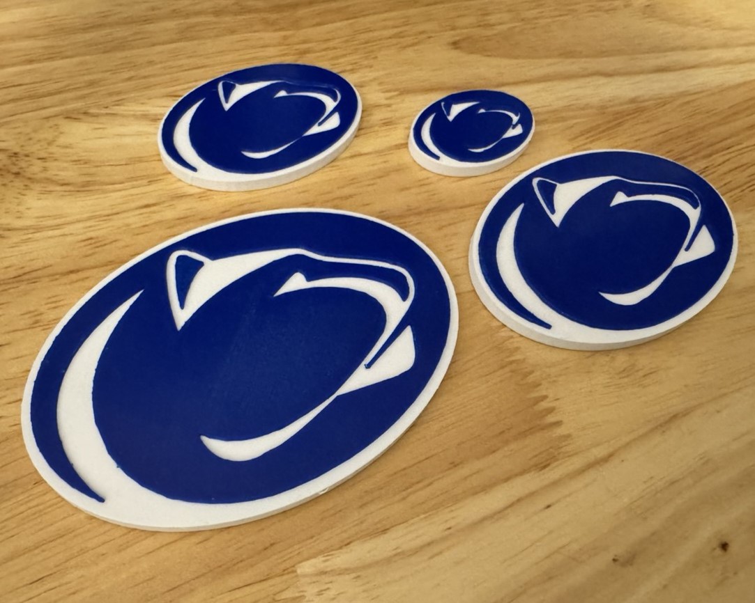 Penn State Logo - Fridge Magnet (Hot-Swap, Multi-Color) | Decoration For Whiteboard, Refrigerator, Locker, Cabinet | Home & Kitchen Essential, Classroom Office Supplies |