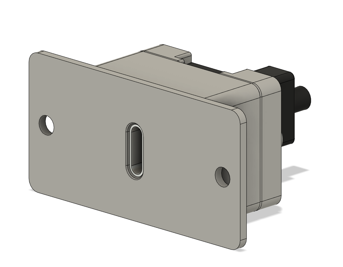 Rear panel USB-C for NCASE M1