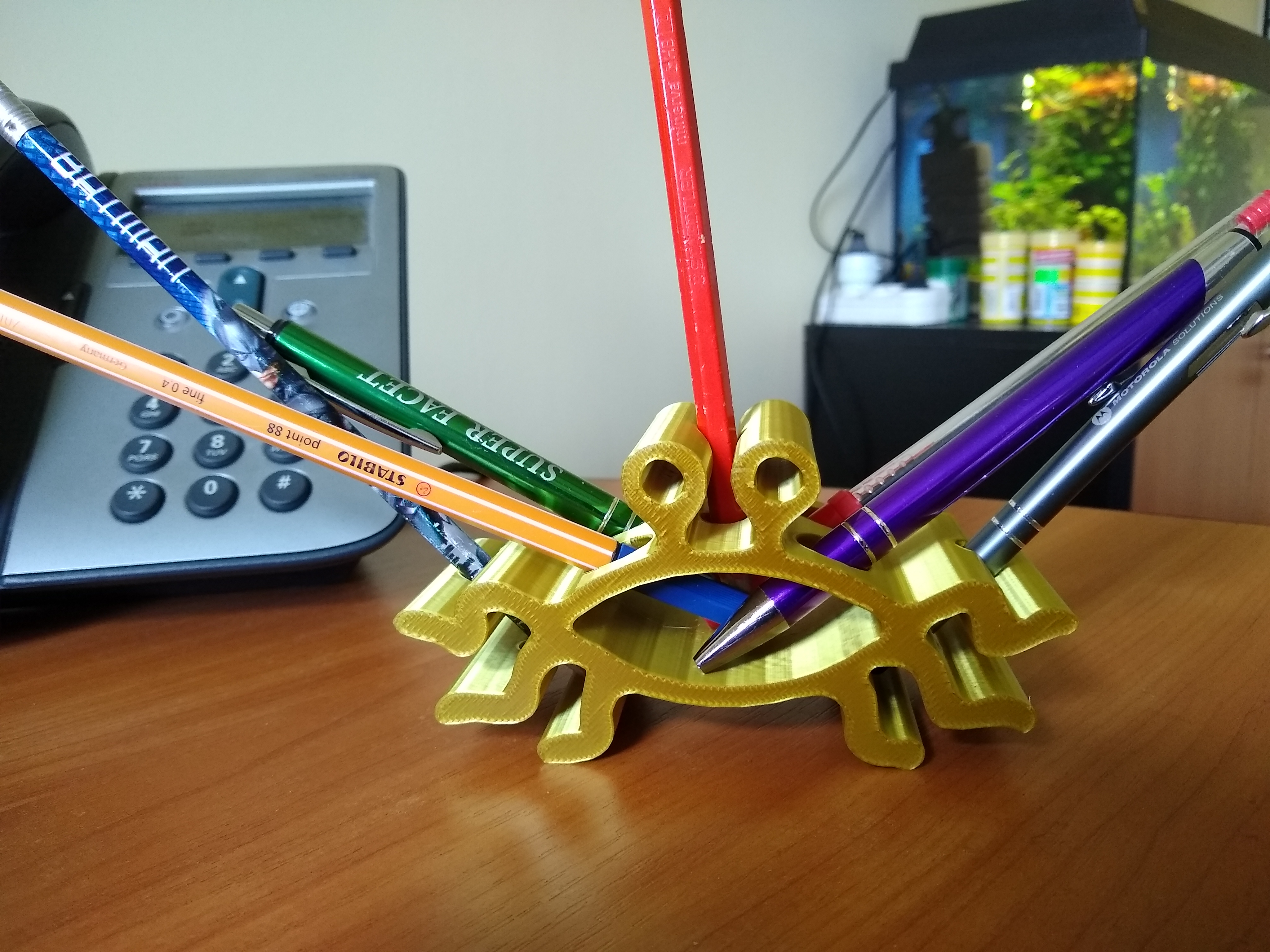 Pastafarianism stand for pens.