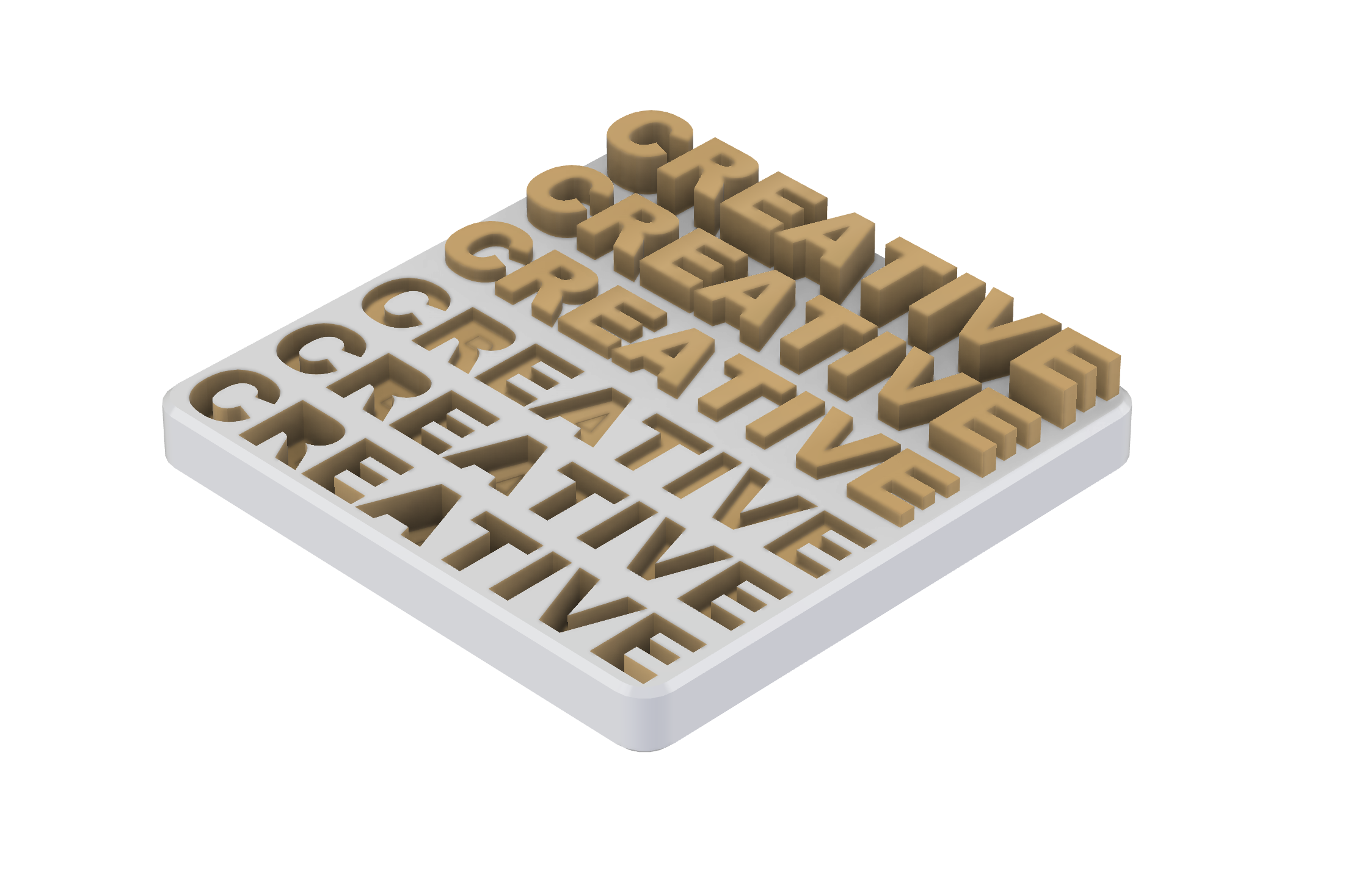 Miniatura 4 do modelo 3D 3D Text Sign