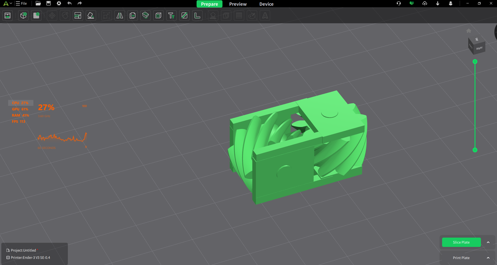 helical fidget
