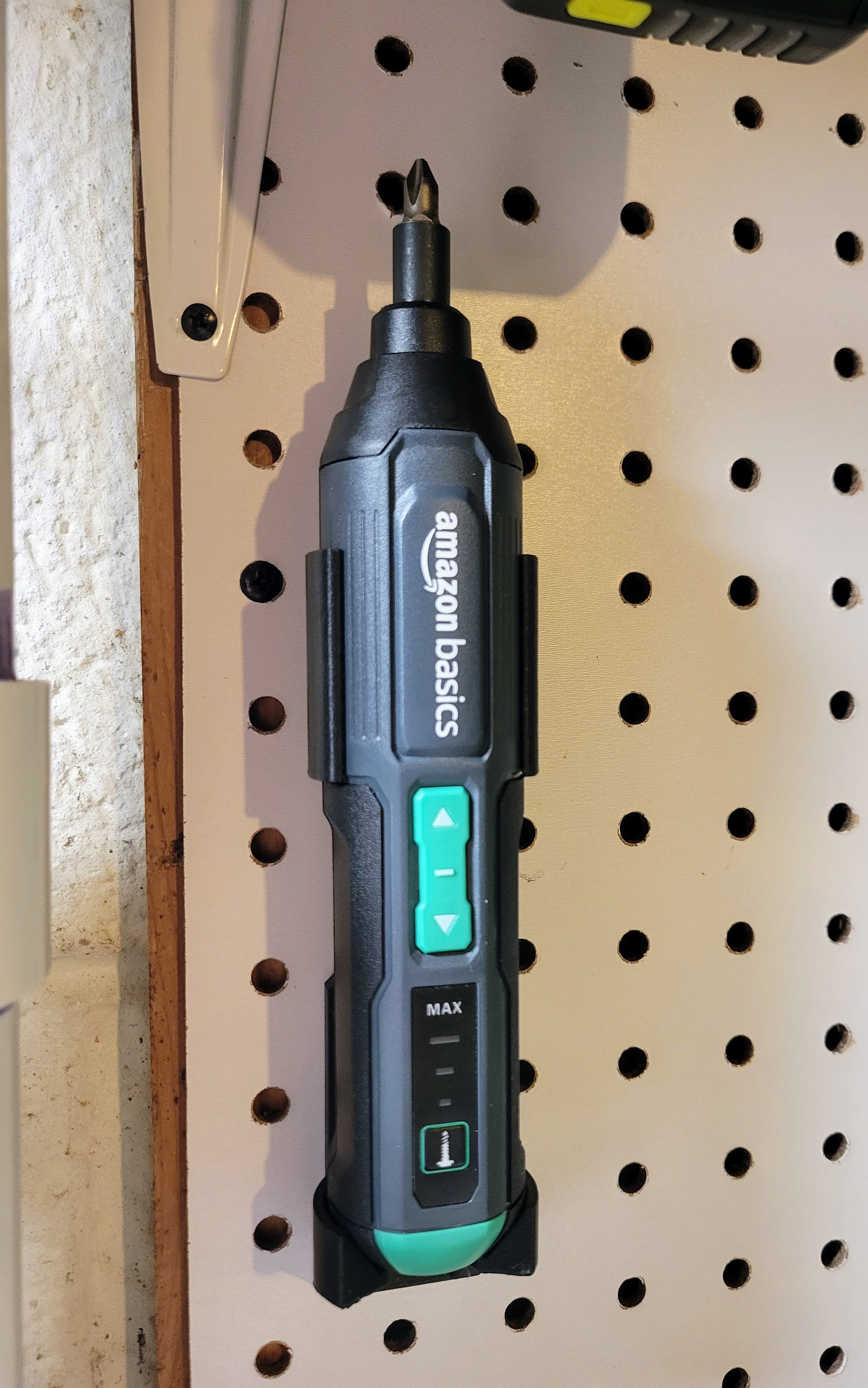 Amazon Basics (Denali) Electric Screwdriver - Pegboard Mounted