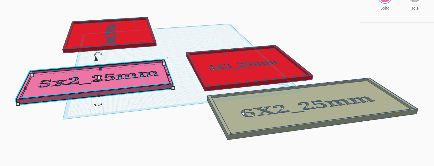 Tabletop movement trays for 25mm bases
