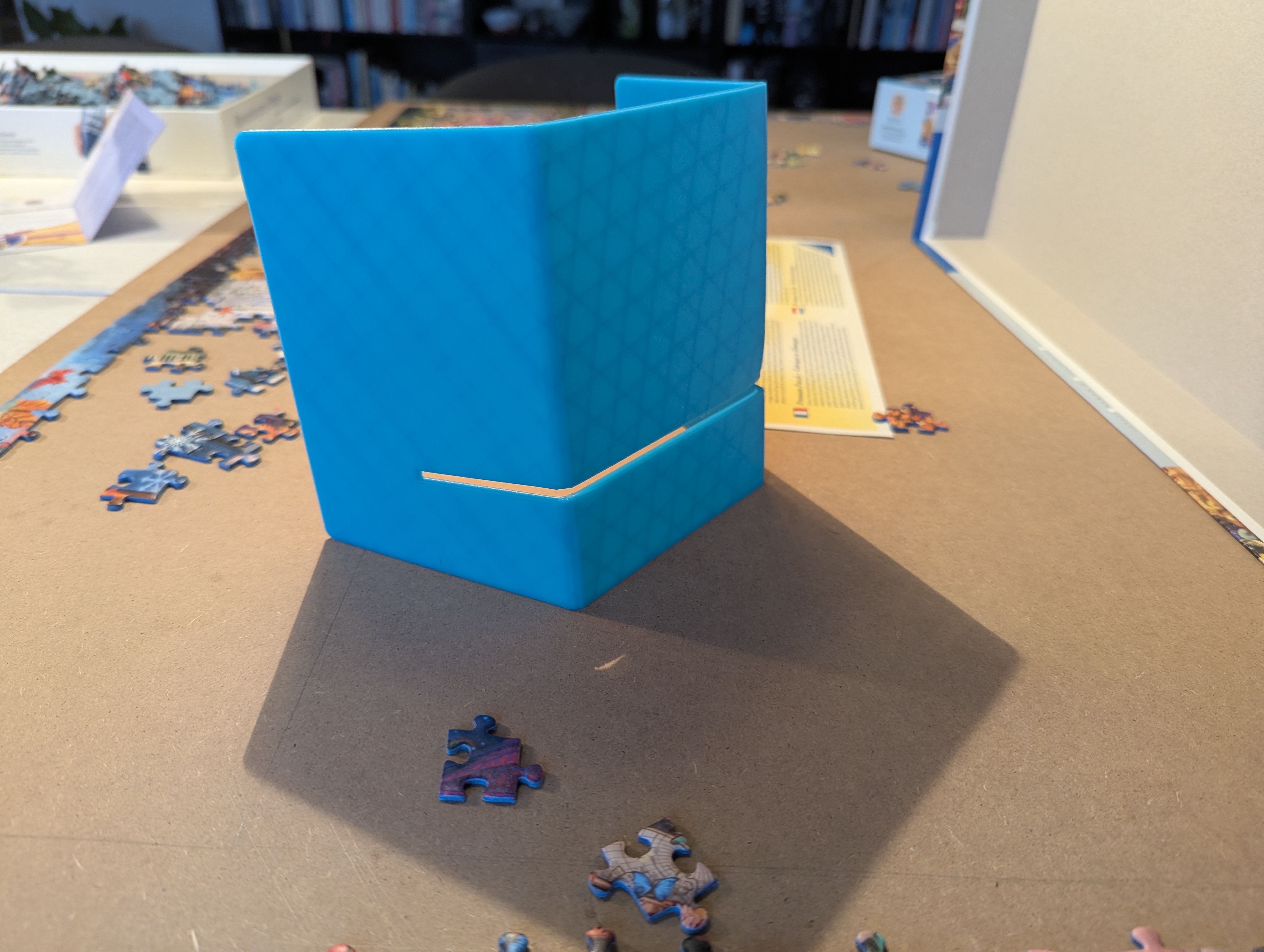 Puzzle box stand