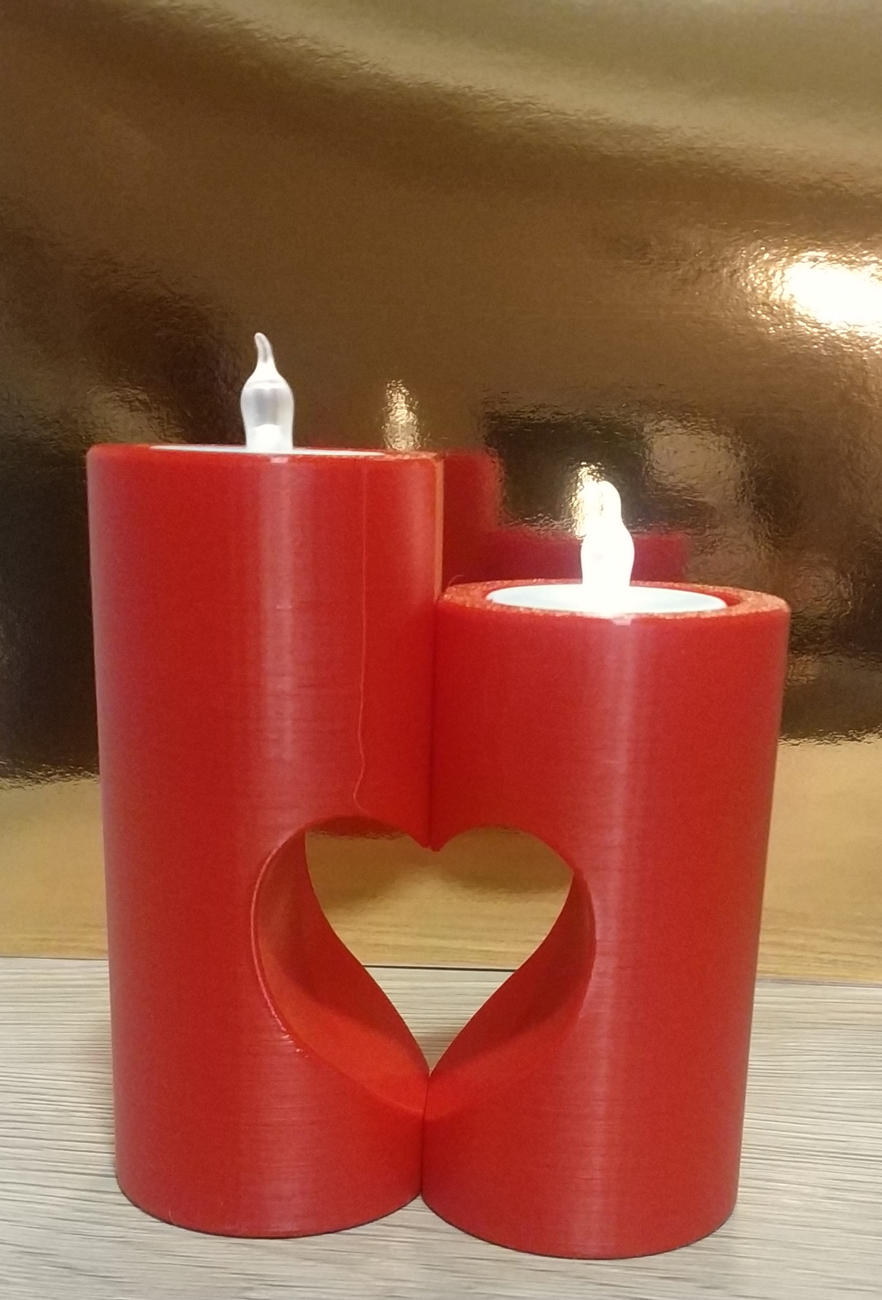 Heart candelstick