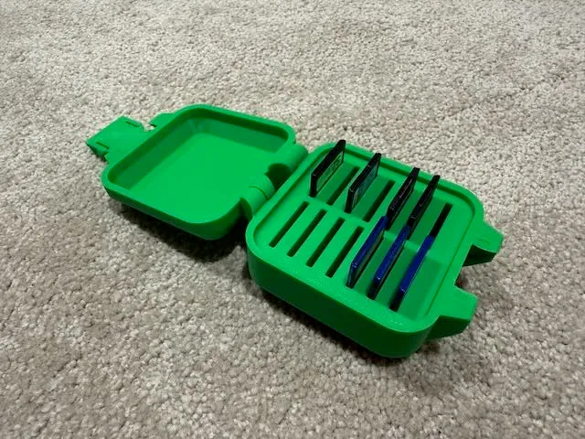 SnapLock SD Card Storage Box