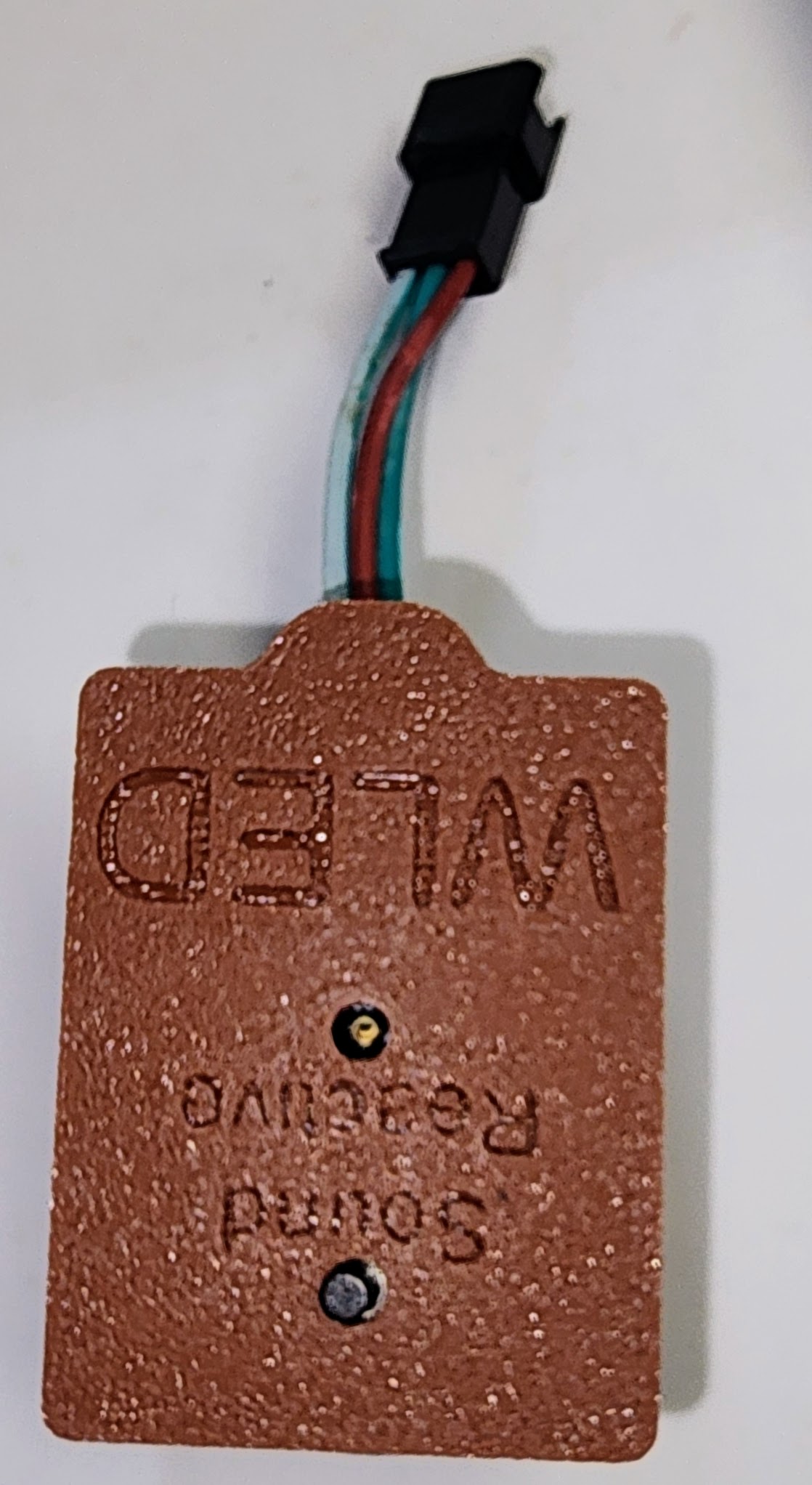Wled sound reactive enclosure with pushbutton — miniatura 5