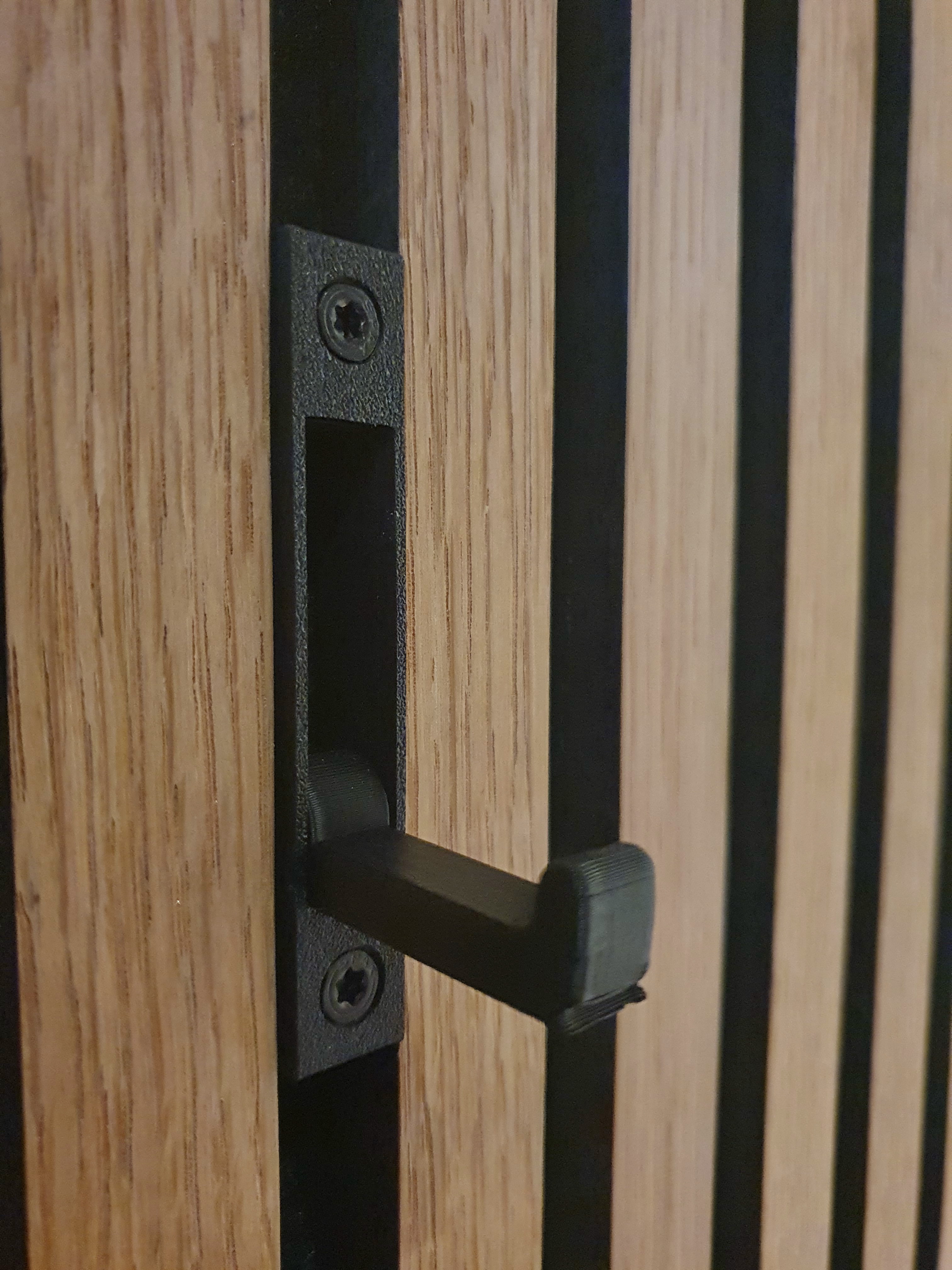 Folding wall hook for acoustic panel