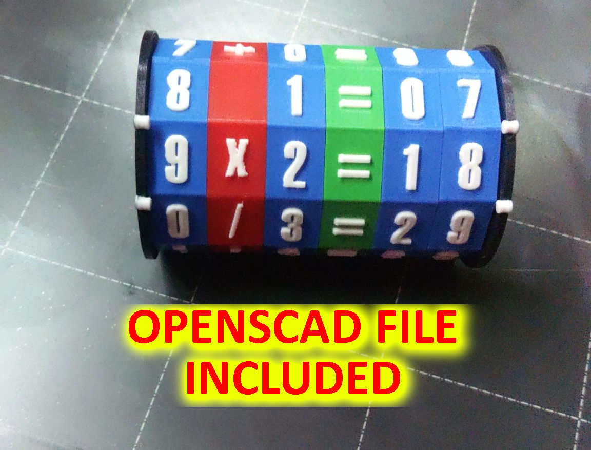 EZ Print Math Spinning Cylinder