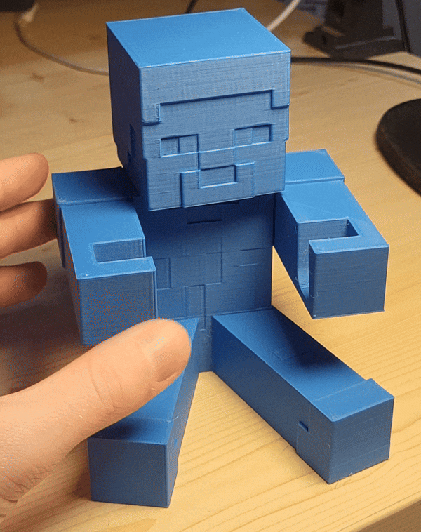 PHONE STAND STEVE MINECRAFT