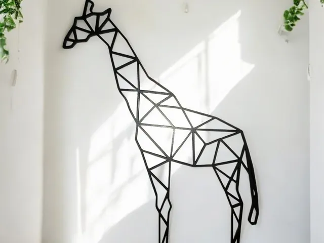 Geometric Giraffe - Wall Art/Decoration