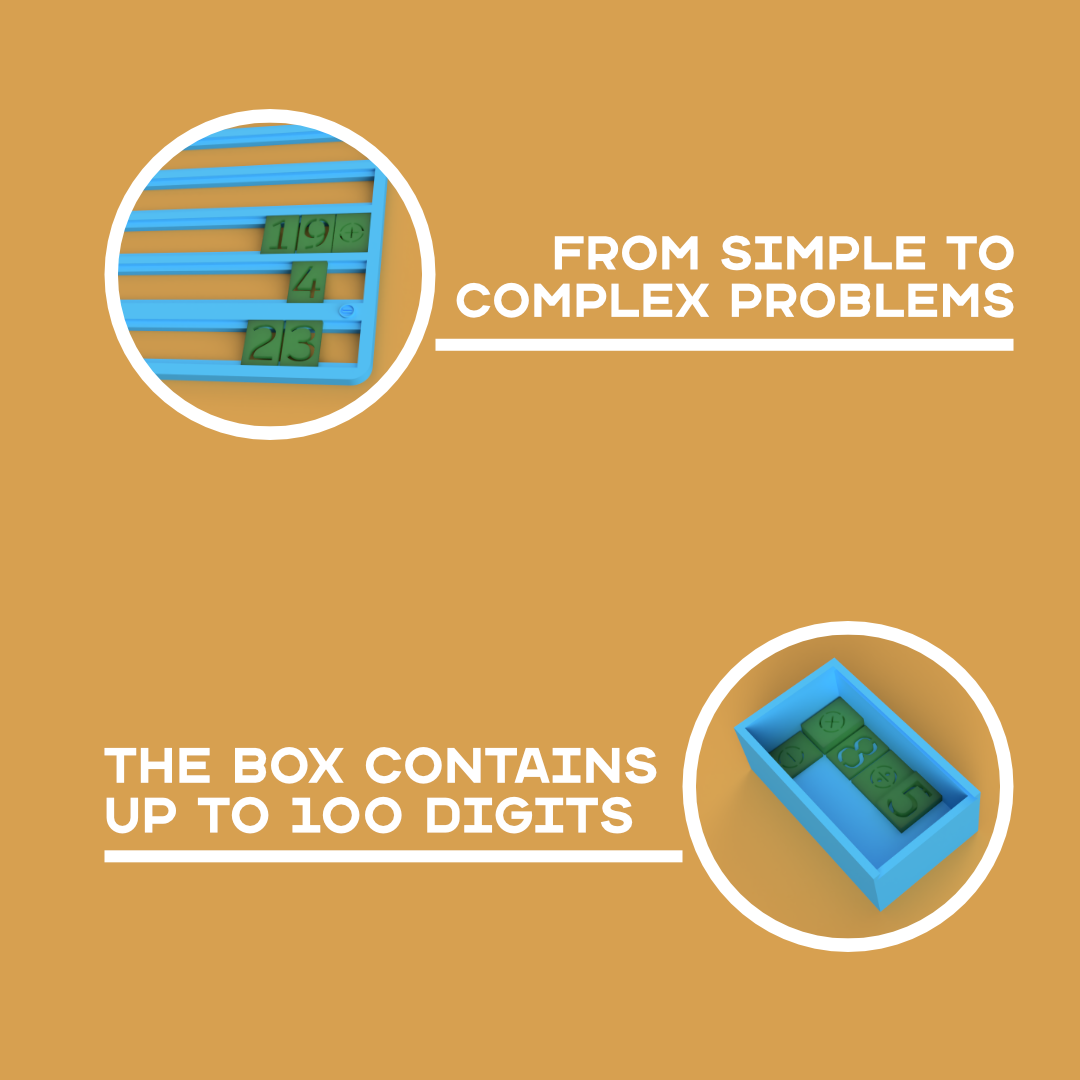 Customizable Math Learning Tool for Kids – Fun and Educational 3D Printable Set — miniatura 5