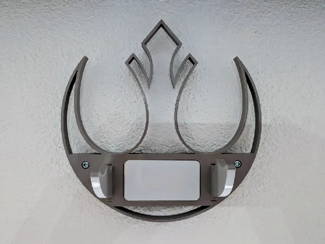 Lightsaber Wallmount (Rebel Alliance Logo)