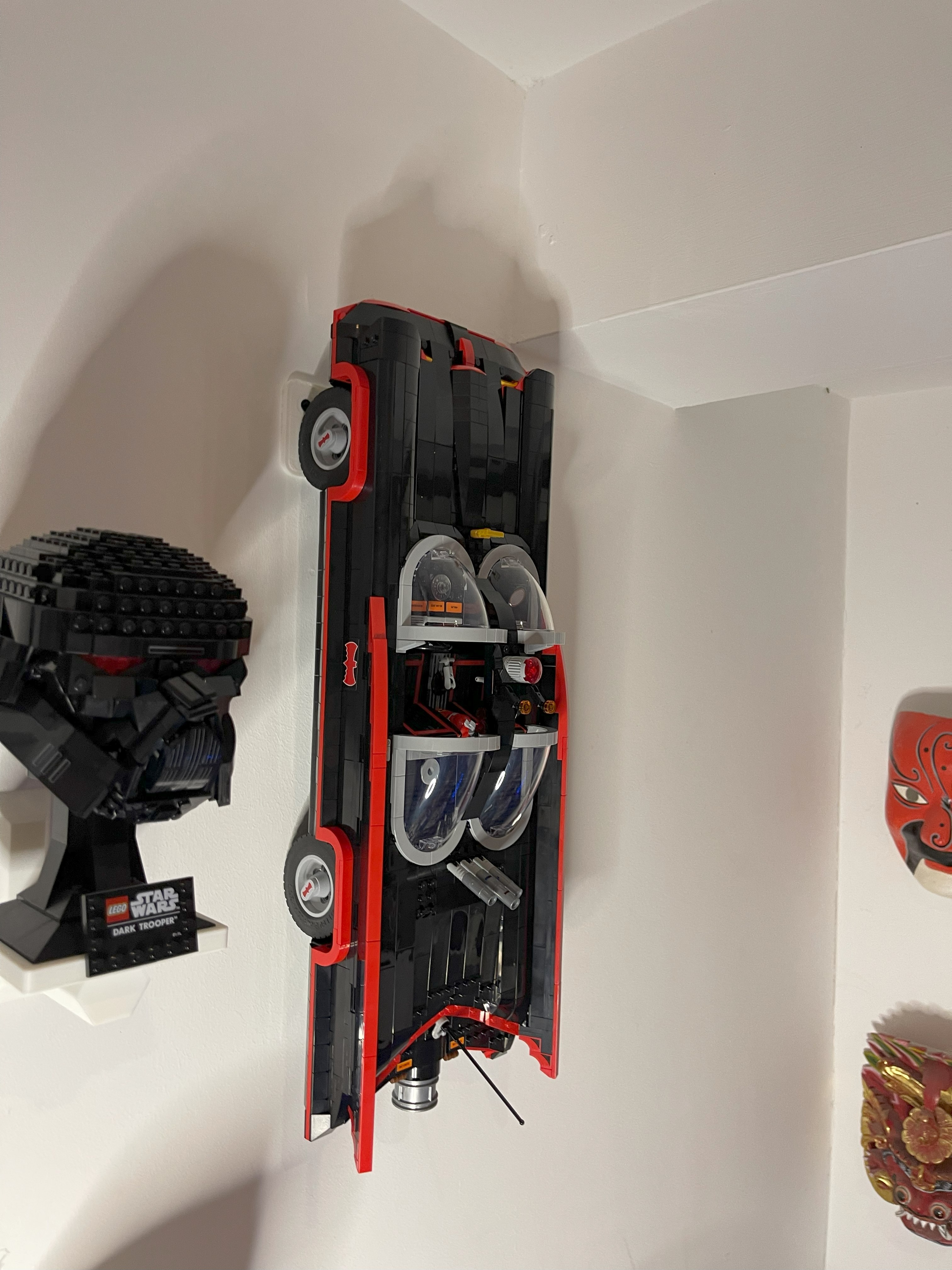 LEGO 76328 Batman the classic series batmobile wall mount