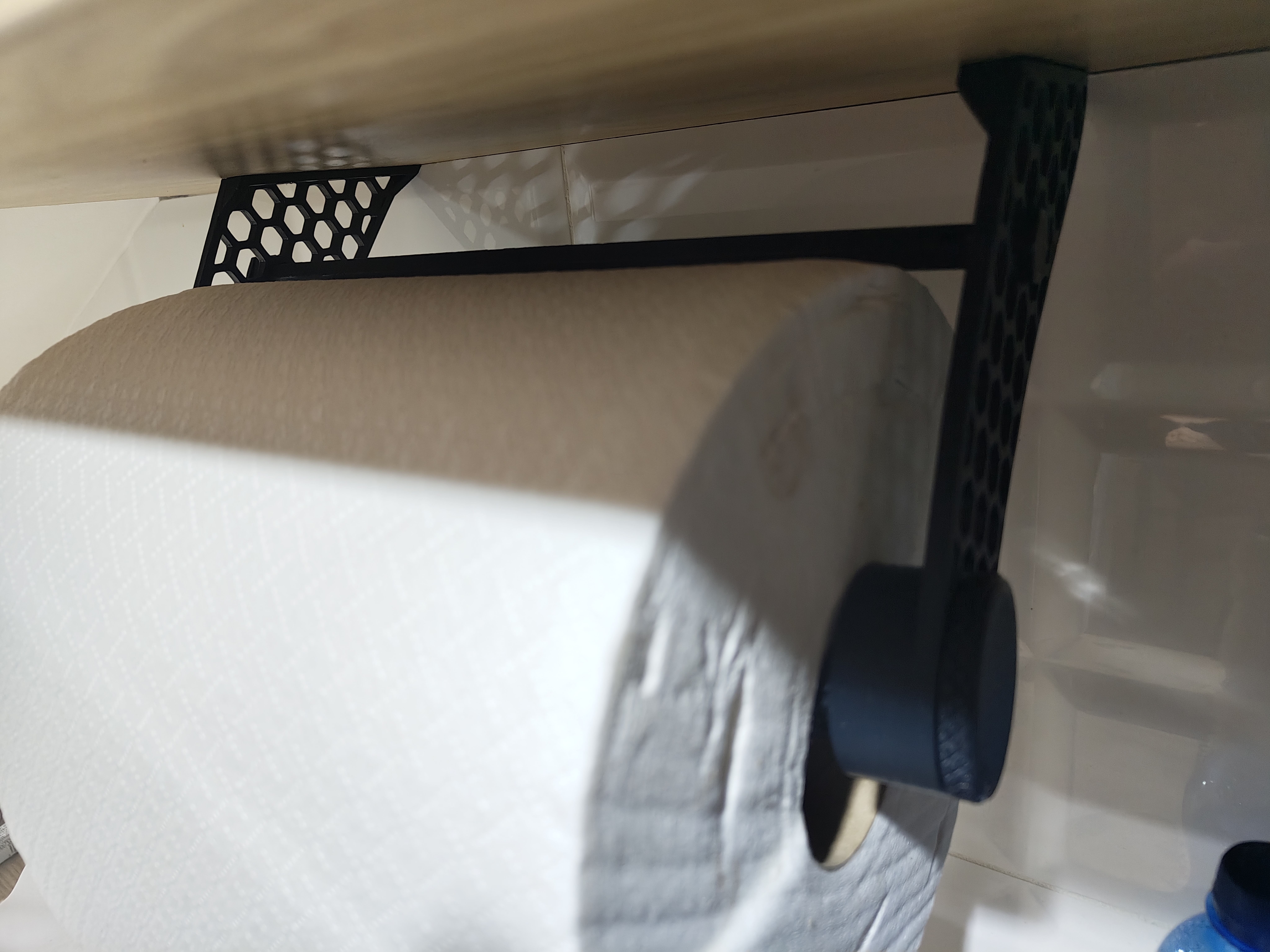 Hexagonal paper towel holder bigger
