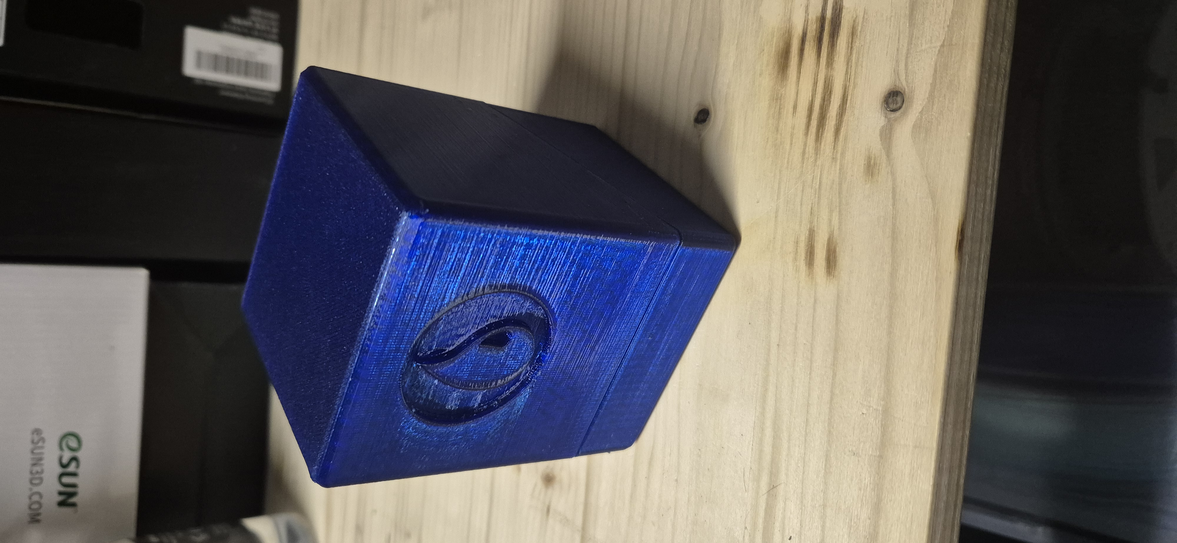 MTG Commander Deck Box Blue Mana
