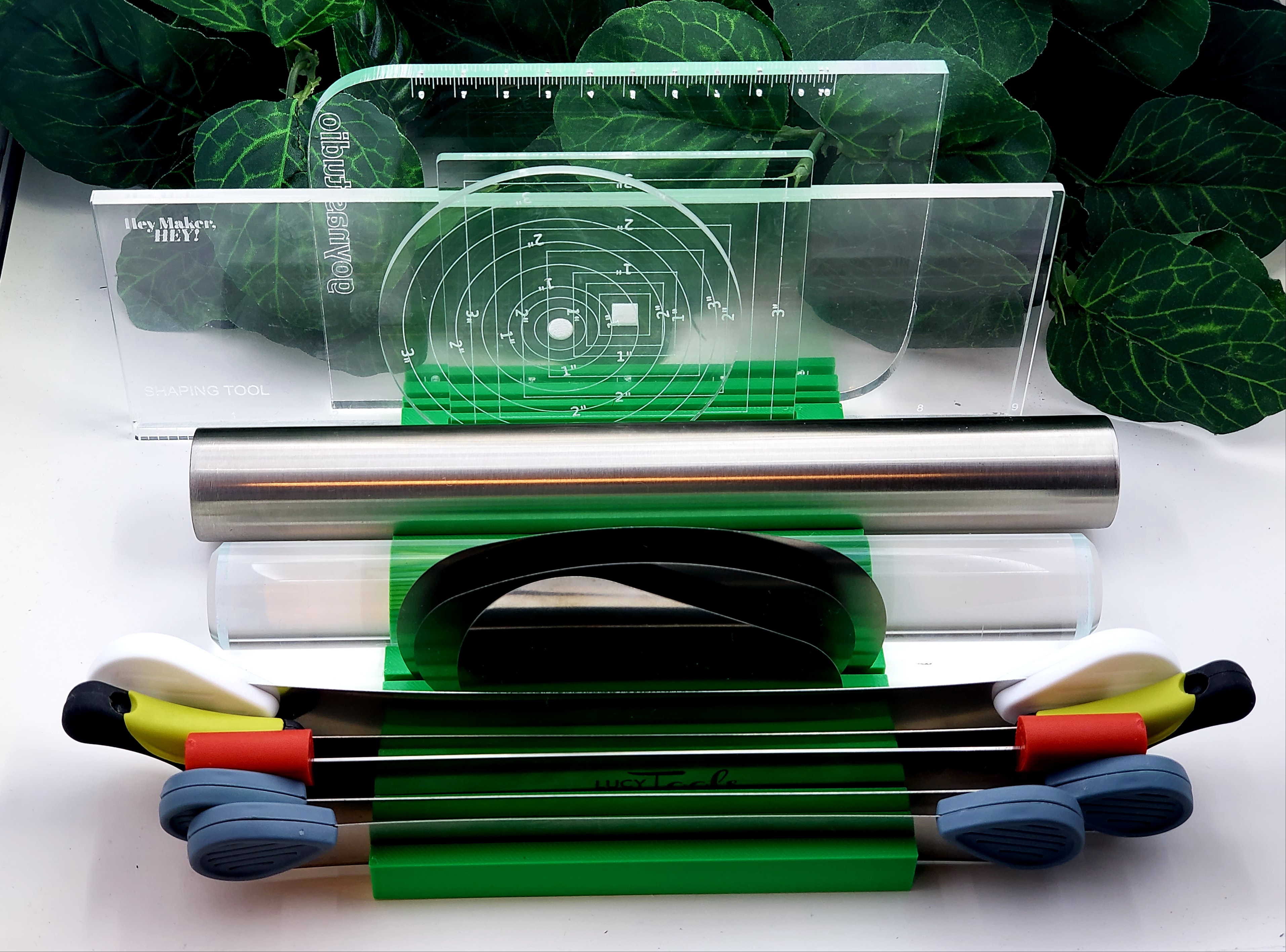 Clay Rulers Blades Working Storage Tray V2